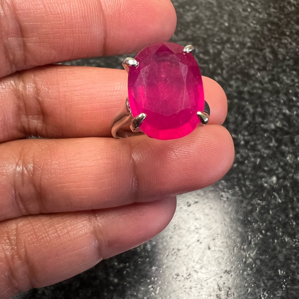 Natural ruby ring - Picture 10 of 12